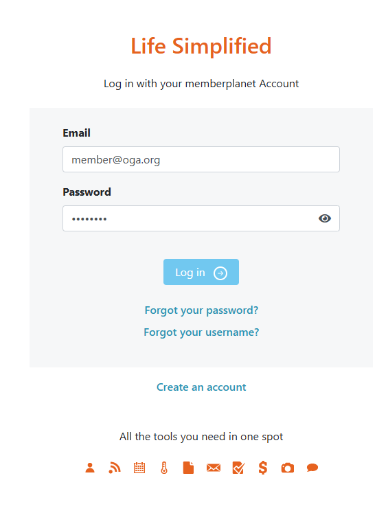 OGA-Knowledge-Base-MemberPlanet-Login-Info